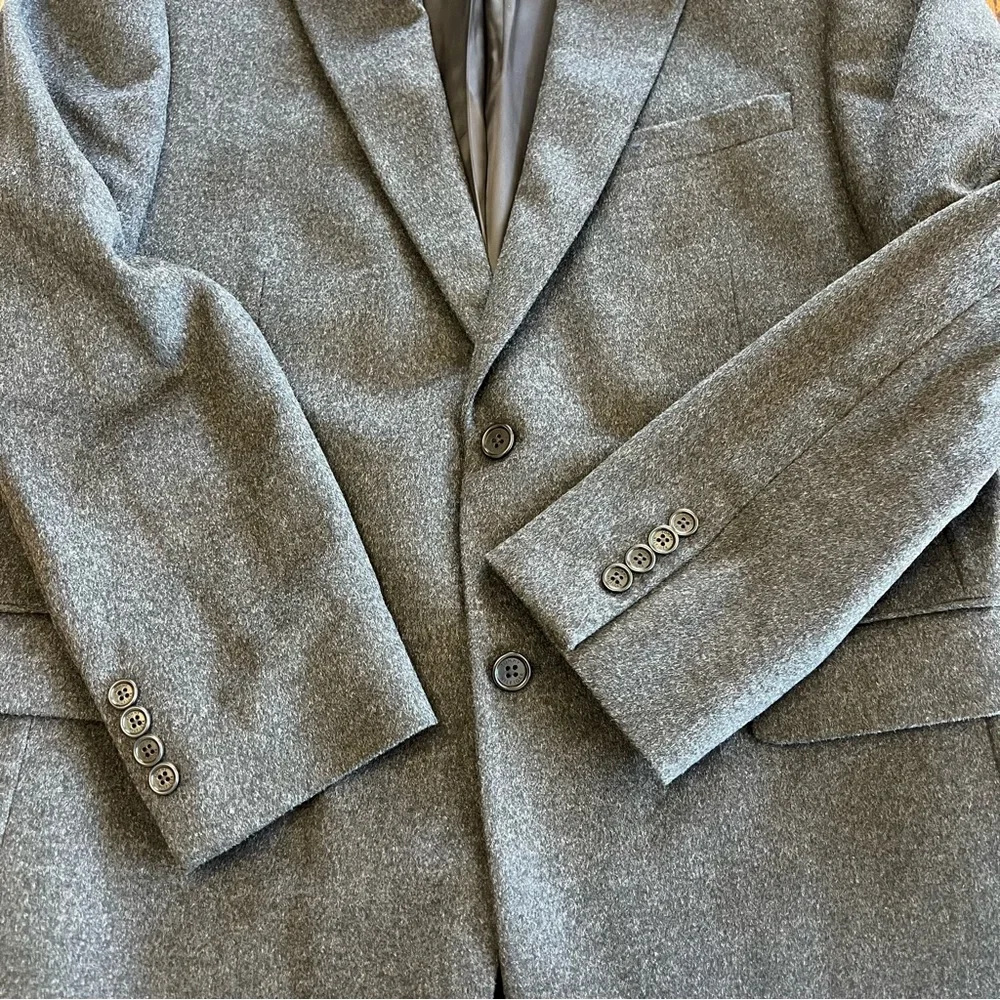 Tommy Hilfiger Mens Sport Coat Jacket Wool Silk Cashmere Blend Size 42R Office